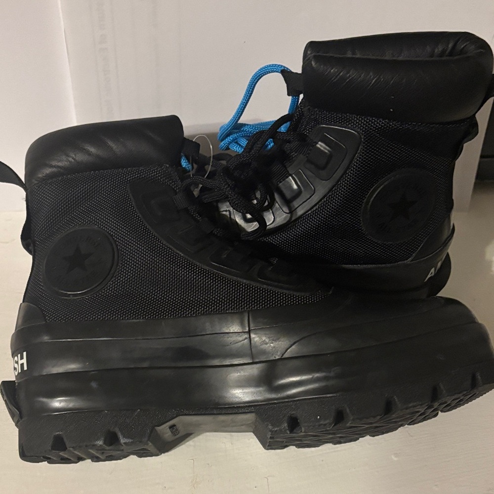 Converse Ambush chuck Taylor  Unisex Black and Blue High-Top Boots size 4.5